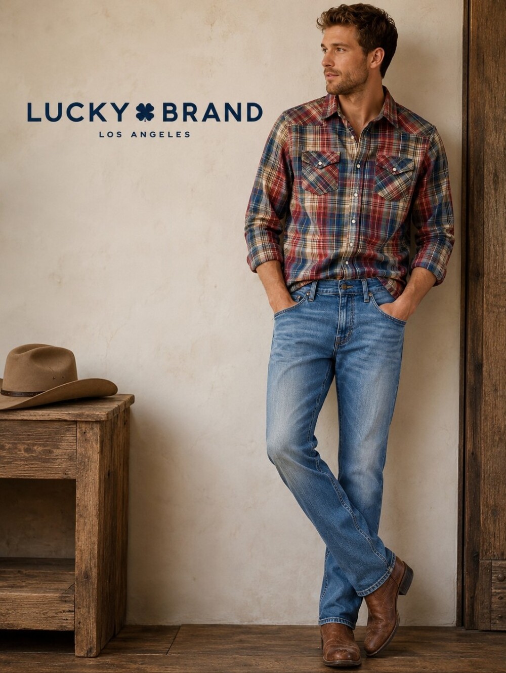 Lucky Brand Classic Wash Jeans | Men’s 38x32 | Straight Fit Denim | EUC
